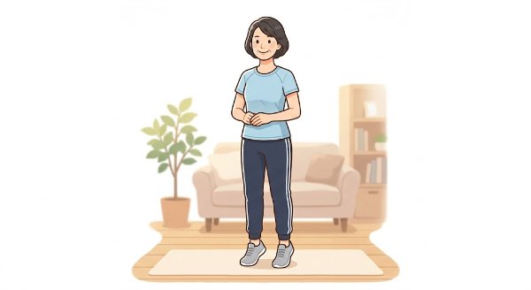 かかと上げのイラスト